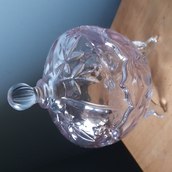 Bohemian Pink Crystal Covered Candy/Trinket Dish/Bowl - Picture 5 of 6